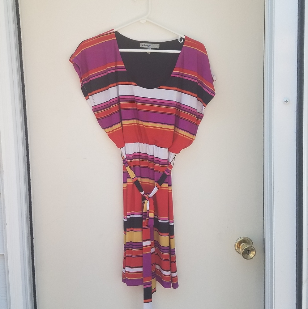 Bailey girl medium striped dress